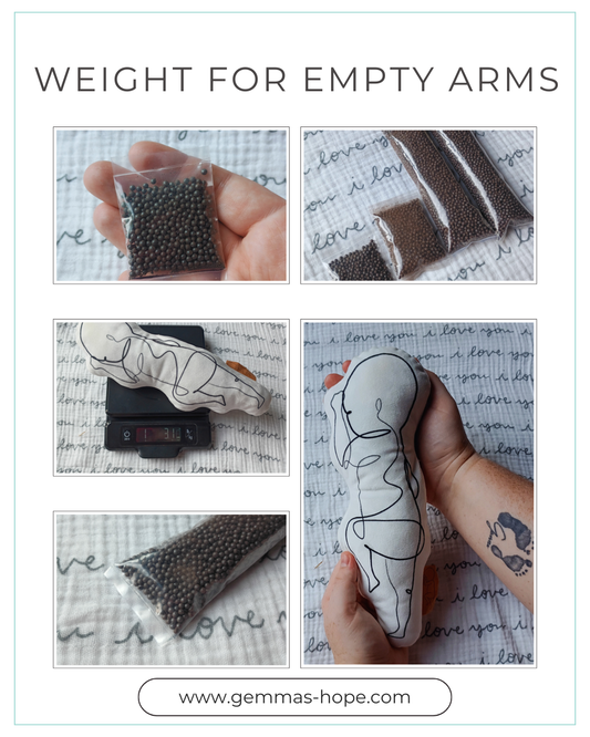 Steel Weight Packs for Memory Bears – 10lb Hospital Variety Set