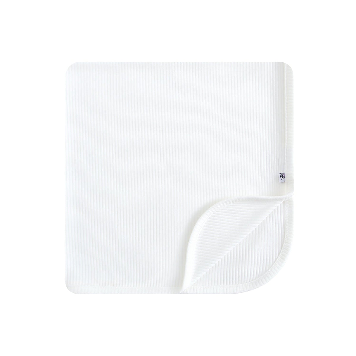 Snow Ribbed Swaddle Blanket
