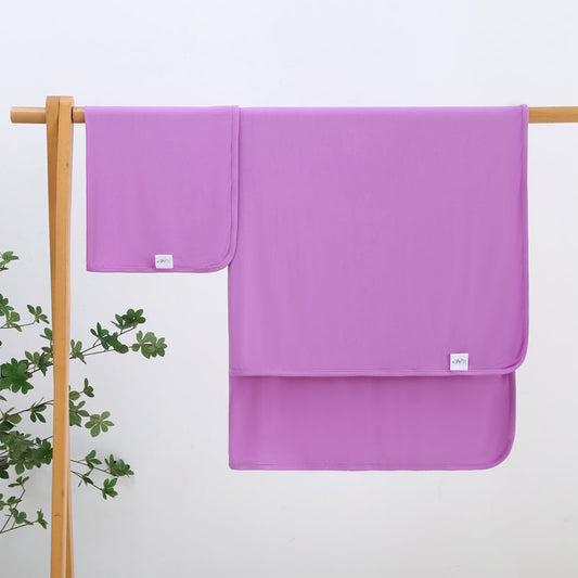Luxie Lavender Bamboo Swaddle Blanket