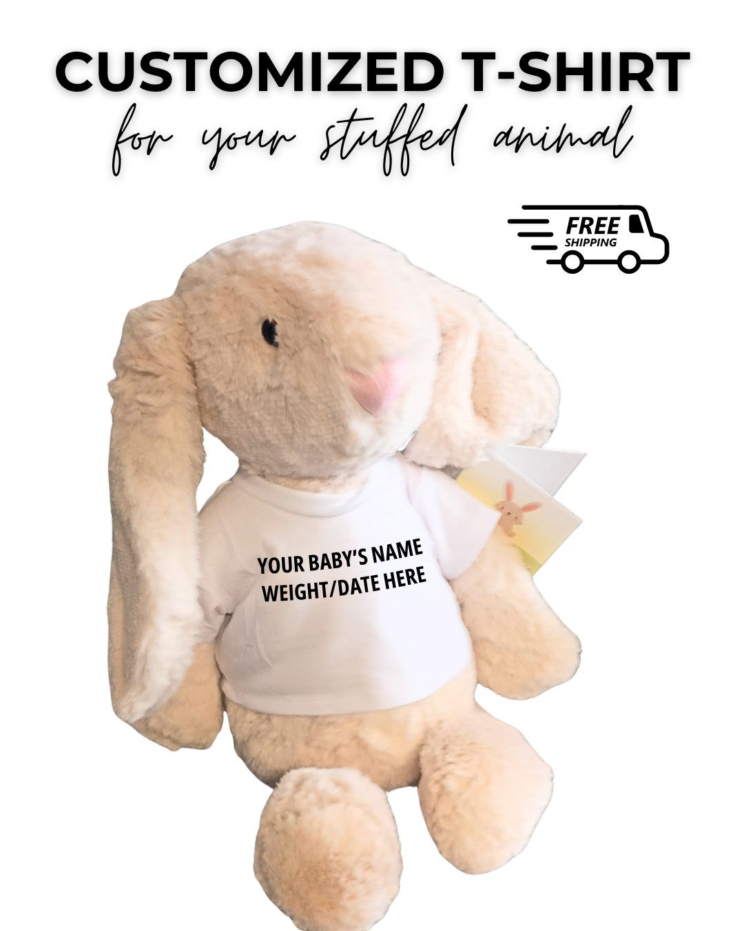 Custom Shirt for Your Memory Stuffed Animal | FREE SHIPPING