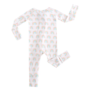 Bamboo Zippered Romper by Luxie Charm