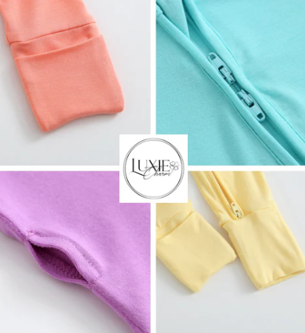 Bamboo Zippered Romper by Luxie Charm