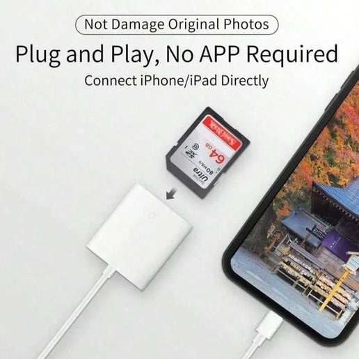 FREE SD Card Adapter USB-C – Instantly Transfer Photos Without a Computer | Just Pay Shipping