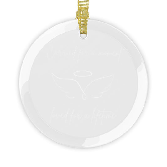 Pregnancy & Infant Loss Glass Keepsake - Baby Loss Memorial Ornament