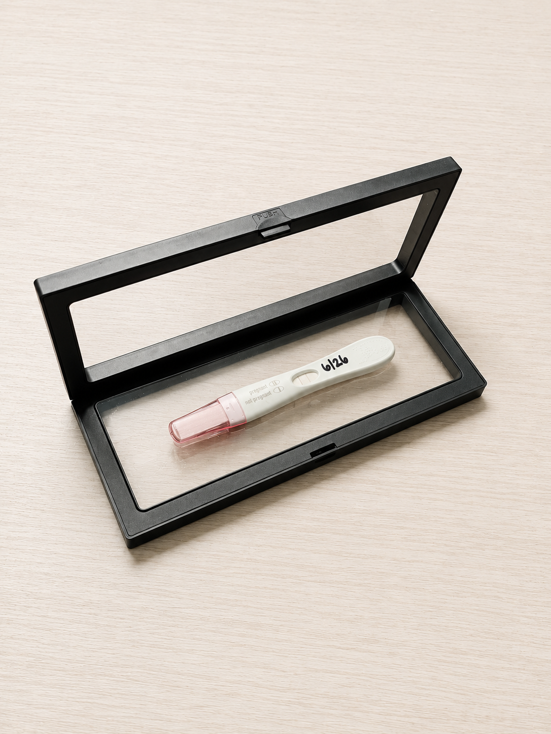 Display Frame for Positive Pregnancy Test | Miscarriage Keepsake
