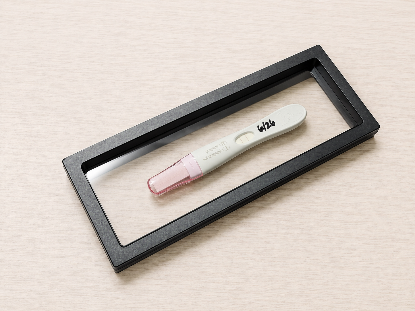 Display Frame for Positive Pregnancy Test | Miscarriage Keepsake