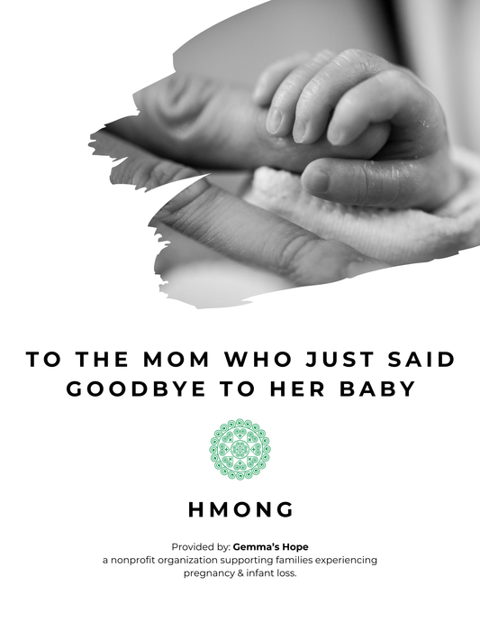 Gemma's Hope Resource Document for Families - Hmong