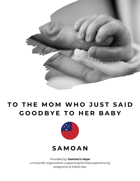 Gemma's Hope Resource Document for Families - Samoan