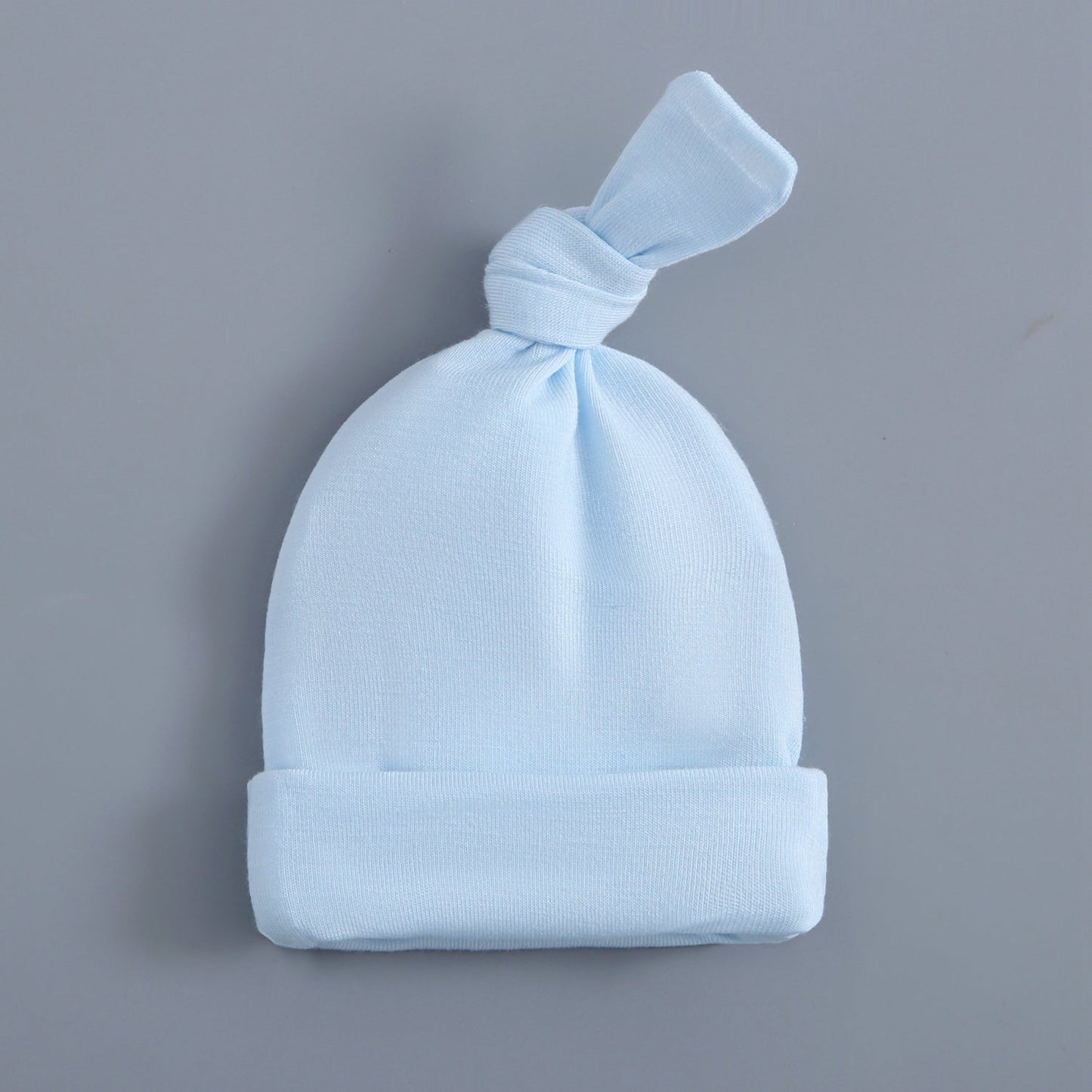 Light Blue Bereavement Gown & Hat Set