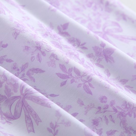 Bows & Blooms Swaddle Blanket