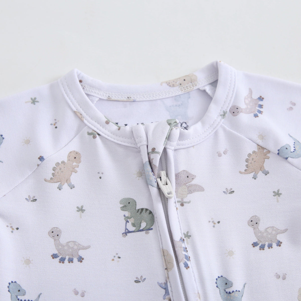 Dino Derby Zippered Baby Romper