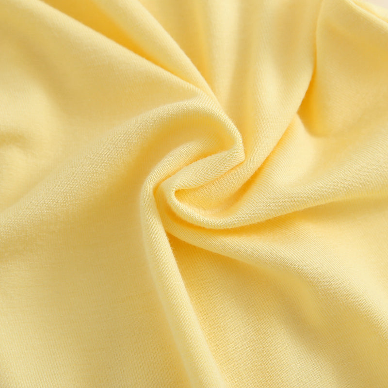 Happy Yellow Zippered Baby Romper