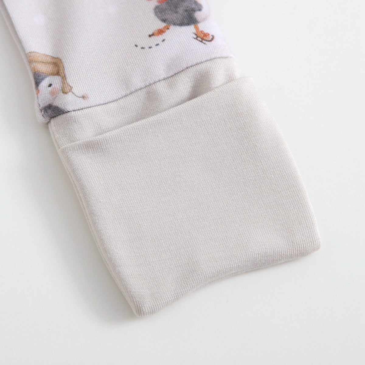 Penguins On Ice Zippered Baby Romper