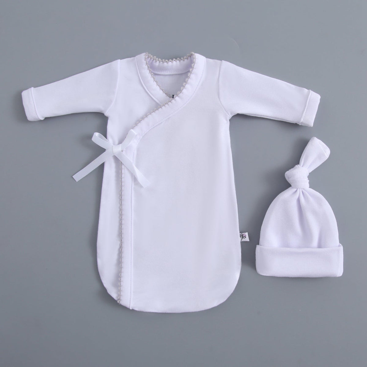 Preemie Burial Gown & Hat Set