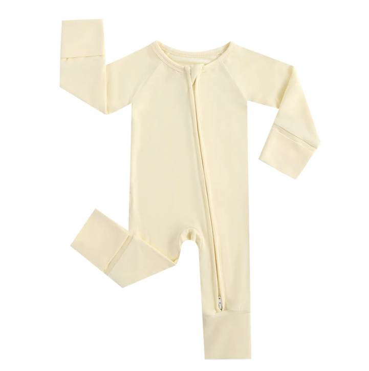 Bamboo Zippered Romper for NICU Babies
