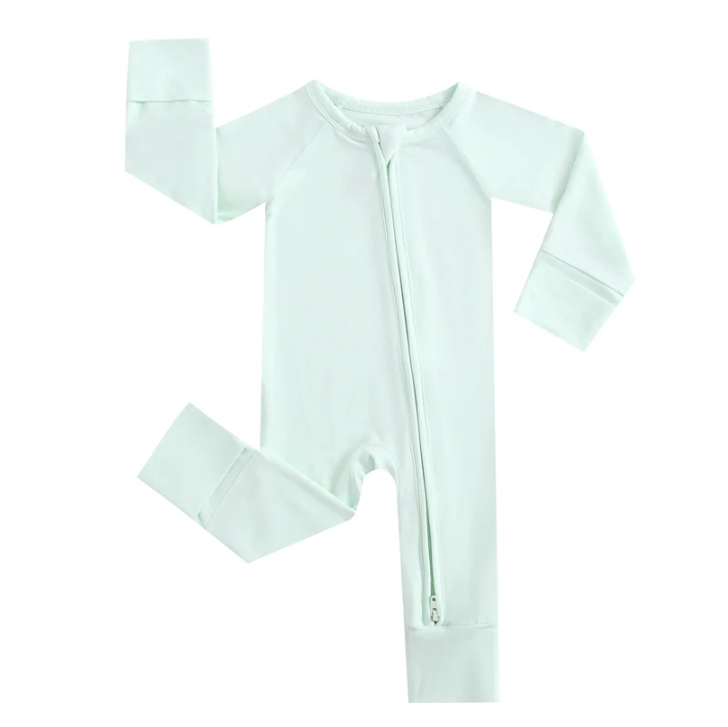 Bamboo Zippered Romper for NICU Babies
