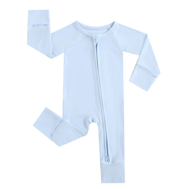 Bamboo Zippered Romper for NICU Babies