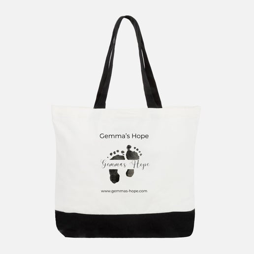 Carry Hope Canvas Tote | Reusable Book Bag by Gemma's Hope